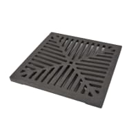 Hepworth Clay square cast iron gully grid 300mm