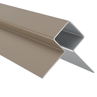 Hardie Plank MetalTrim External Corner Khaki Brown