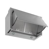 Caple 60cm Integrated Hood Silver Grey