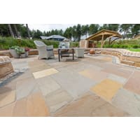 Marshalls Indian Sandstone<BR> Project Pack 20.96m² <BR>Brown Multi