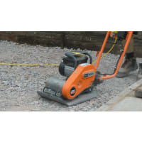 Electric plate best sale compactor hire