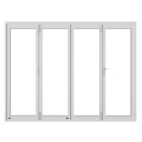 JCI FSC Pre-Finished Slimline External Bi-fold Door Set 3.0m White