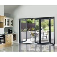 JCI FSC Pre-Finished Slimline External Bi-fold Door Set 3.0m Grey