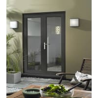 JCI FSC Pre-Finished Slimline External French Door Set 1.5m Grey