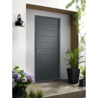JCI FSC Oslo Hardwood Veneer External Door 2032 x 813mm Grey