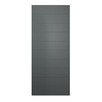JCI FSC Oslo Hardwood External Door with Frame 1981 x 838mm Grey