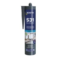 Bostik S31 Neutral Cure Sanitary Silicone Sealant 310ml Clear