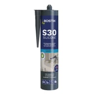 Bostik S30 Acetoxy Sanitary Silicone Sealant 310ml Clear