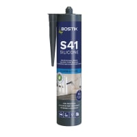 Bostik S41 Neutral Cure Window & Door Frame Silicone Sealant 310ml Brown