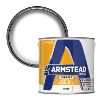 Armstead Trade Durable Acrylic Eggshell 2.5 Litre White