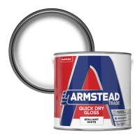 Armstead Trade Quick Dry Gloss 2.5 Litre Brilliant White