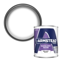 Armstead Trade Quick Dry Satin Brilliant 1L White