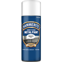 Hammerite Direct to Rust Metal Aerosol Paint 400ml White