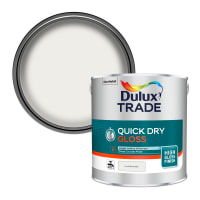 Dulux Trade Quick Dry High Gloss Paint 2.5L Pure Brilliant White