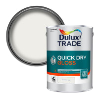 Dulux Trade Quick Dry Gloss 5L Pure Brilliant White