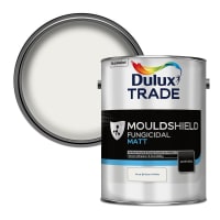 Dulux Trade Mouldshield Paint 5 Litres Pure Brilliant White