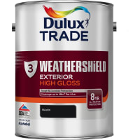 Dulux Tarde Weathershield Exterior Gloss Black 5L