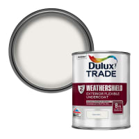 Dulux Trade Weathershield Undercoat Paint 1L Brilliant White
