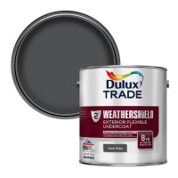 Dulux Trade Weathershield Undercoat Paint 2.5L Dark Grey