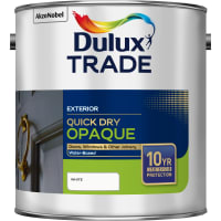 Dulux Trade Quick Dry Opaque White 2.5L