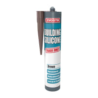 Evo-Stik Building Silicone Sealant Brown