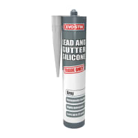 Evo-Stik Lead and Gutter Silicone Sealant 280ml Grey