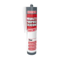 Evo-Stik Multi Purpose Silicone Sealant 280ml Clear
