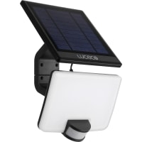 Luceco Guardian Solar LED Floodlight with PIR Motion Sensor 11W 4000K