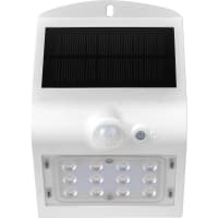Luceco Guardian Solar LED Wall Light with PIR Motion Sensor 1.5W White