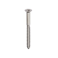 A2-304 Stainless Steel Wood Screw Pozi Countersunk A2 304 DIN7997 5 x 75mm Box of 100