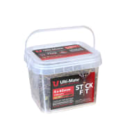 Ulti-Mate® Stick-Fit Woodscrews - 4.0 x 40mm Tub 1000