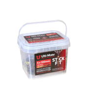 Ulti-Mate® Stick-Fit Woodscrews - 5.0 x 100mm Tub 300