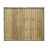 Superior Closeboard 6ft x 5ft Pressure Treated Green