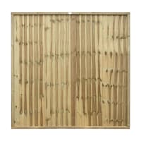 Superior Closeboard 6ft x 6ft Pressure Treated Green