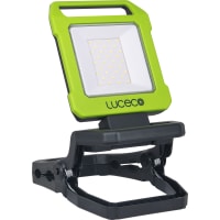 Luceco Rechargeable USB Folding Clamp Worklight 9W 1000lm 6500K