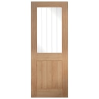 LPD Doors Internal Belize 1L Glazed Pre-finished Oak Door 762 x 1981mm