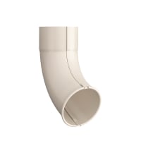 Lindab Rainline Pipe Shoe UTK 75mm White