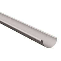 Lindab Rainline Half Round Gutter 3m R 100mm Silver Metallic