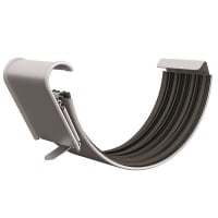 Lindab Rainline Gutter Joint with Rubber Seal RSK 100mm Silver Metallic