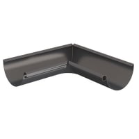 Lindab Internal Gutter Angle 90° RVI 125mm Dark Grey