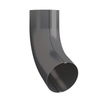 Lindab Conical Pipe Bend 70° BK 75mm Dark Grey