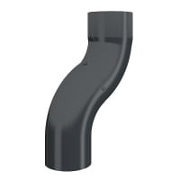 Lindab One-Piece Offset SOKN 75mm Anthracite Grey