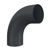 Lindab Conical Pipe Bend Black 85° BK 75mm