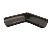 Lindab Internal Gutter Angle 90° RVI 125mm Black