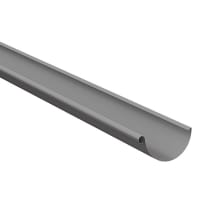 Lindab Half Round Gutter 3m R 100mm Anthracite Metallic