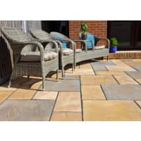 Bradstone Old Riven Eco Patio Pack Autumn Cotswold 9.9m²