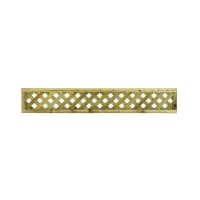 Grange Elite Square Top 1' Lattice Trellis 6ft x 1ft (1.8m x 0.30m)