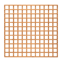 Grange Fencing Heavy Duty Square Trellis 6ft x 6ft (1.83m x 1.8m) Brown