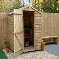 Forest Pressure Treated Apex Overlap Shed 8 x 6ft