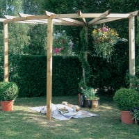 Forest Radial Pergola 90° 2490 x 2750 x 2750mm